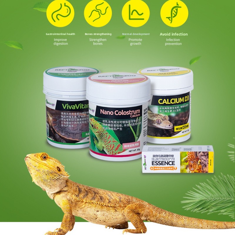 Vitamin D3 Reptile - Poudre de calcium pour reptiles Reptizoo