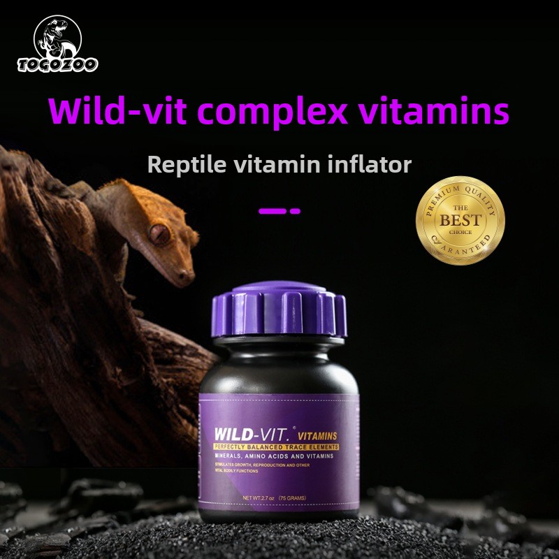 Calcium Powder Reptile - TOGOZOO WILD-VIT Poudre de calcium pour