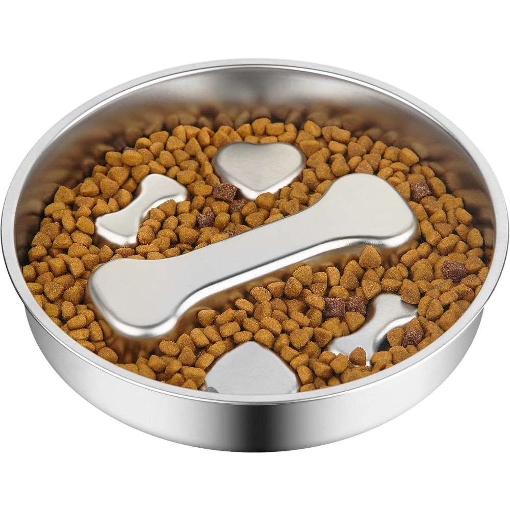 Royal Canin Food Medium - Gamelle anti-glouton pour chien en acier