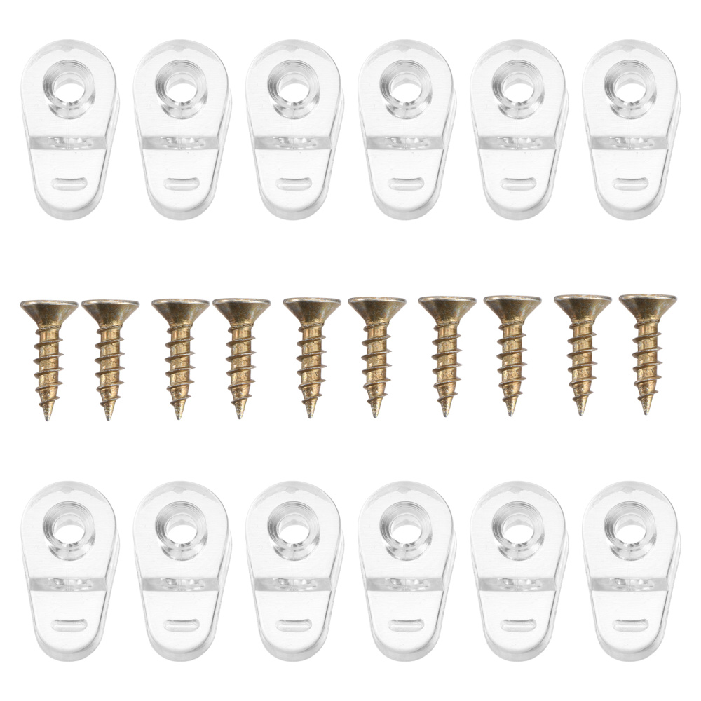 Glass Door Hinge - Clips de retenue de miroir d'armoire,