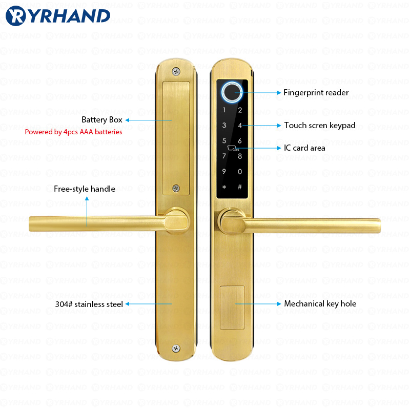 Serrure intelligente en verre  - Glass Door Hinge avis et prix