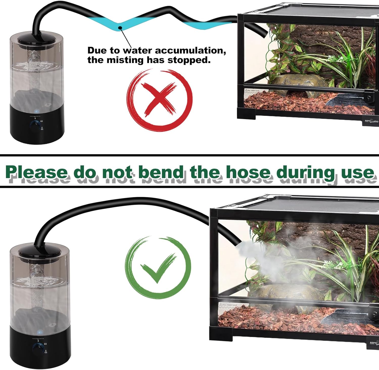 Humidificateur pour reptiles,  - Terrarium Fogger Ultrasonic avis et prix