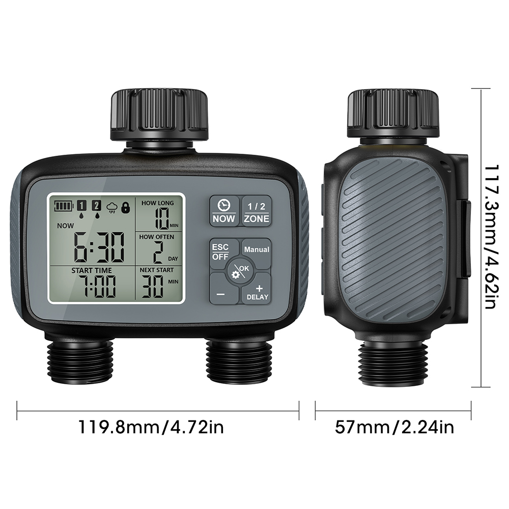 Nouveau Minuteur d'arrosage pr - Timer Dual Outlet avis et prix
