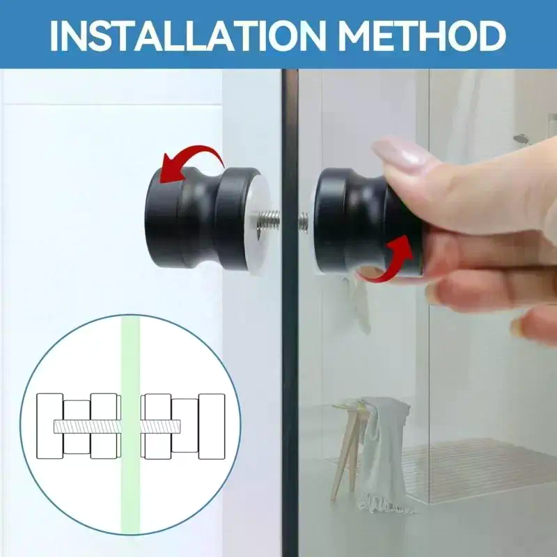 Poignée élégante pour porte de - Glass Door Hinge avis et prix