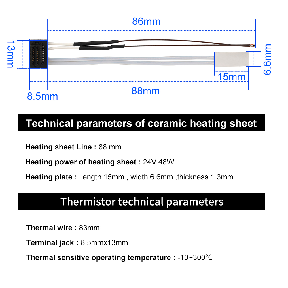 Pour Bambu Lab Hotend V2.0 V3. - Ceramic Heat Emitter avis et prix