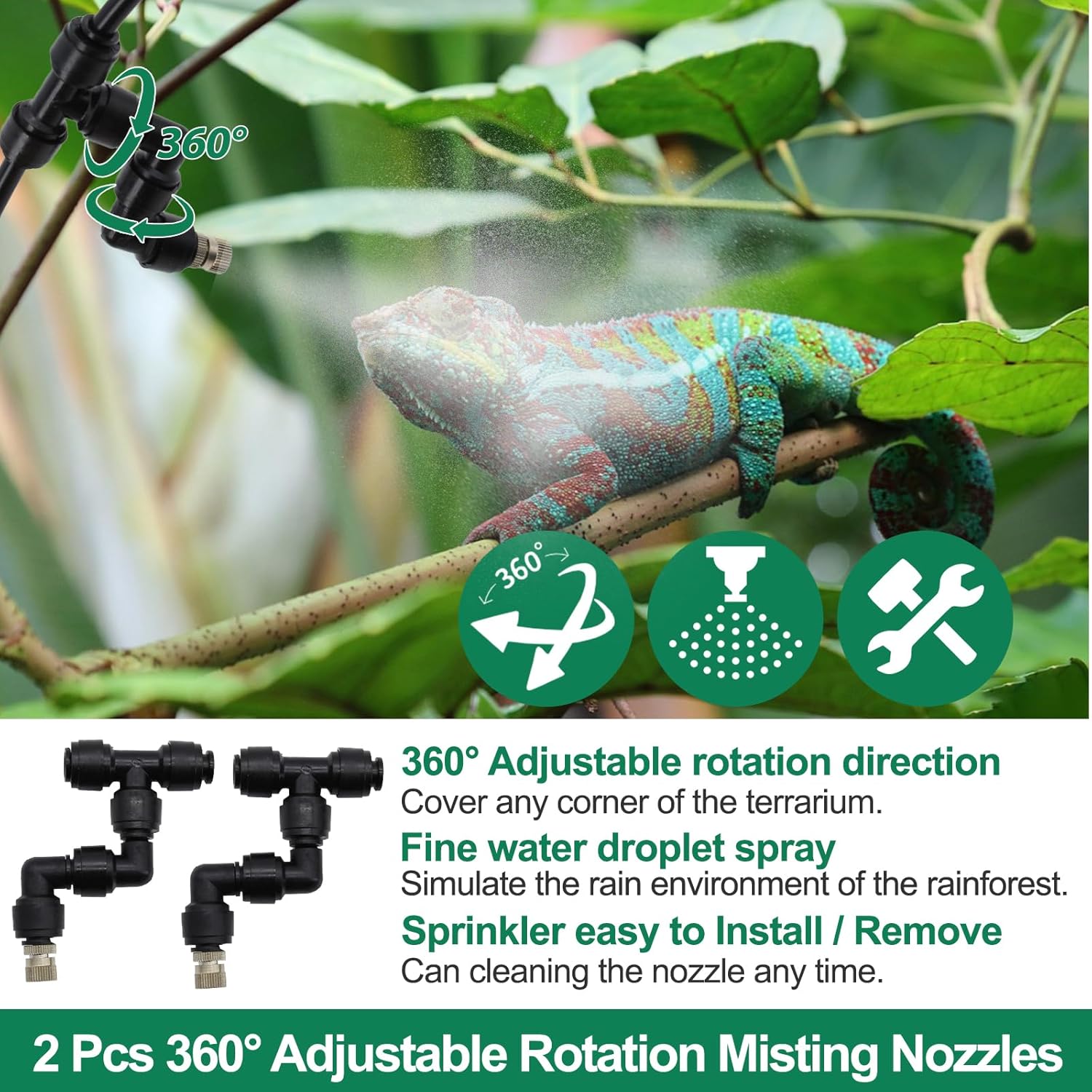 Humidificateurs pour reptiles, - Misting Nozzle Reptile avis et prix