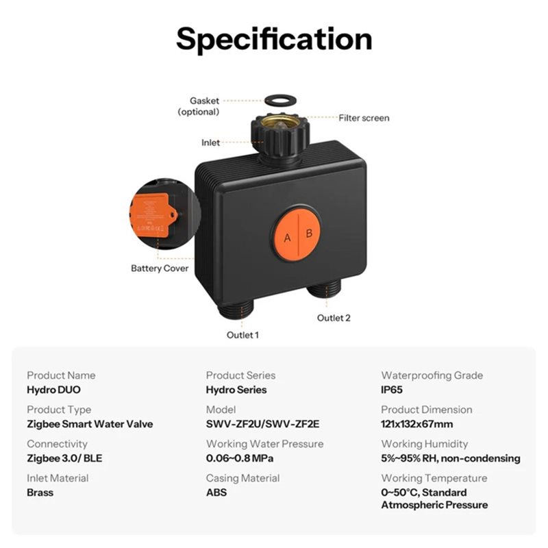 ABXF-Zigbee 3.0 Wifi App-Contr - Timer Dual Outlet avis et prix